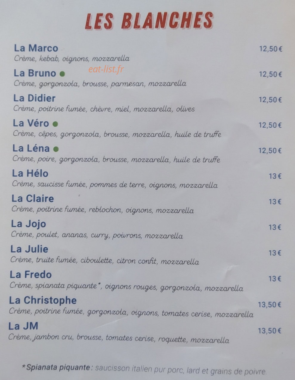 Les Copains d'à bord — carte page 2