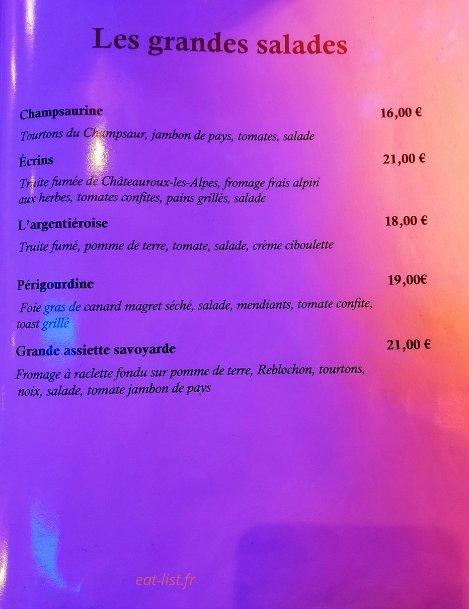 Le Kiosque — carte page 1