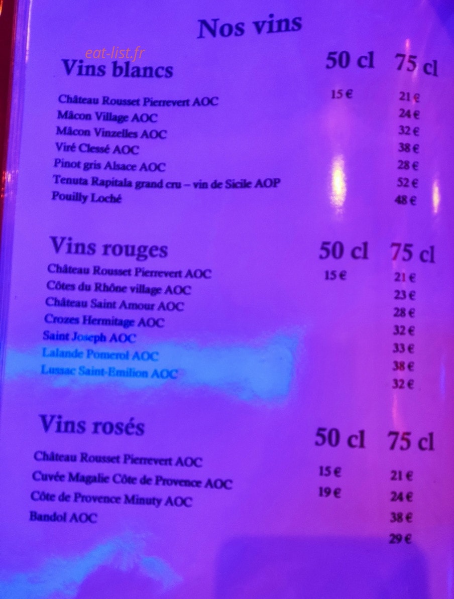 Le Kiosque — carte page 4