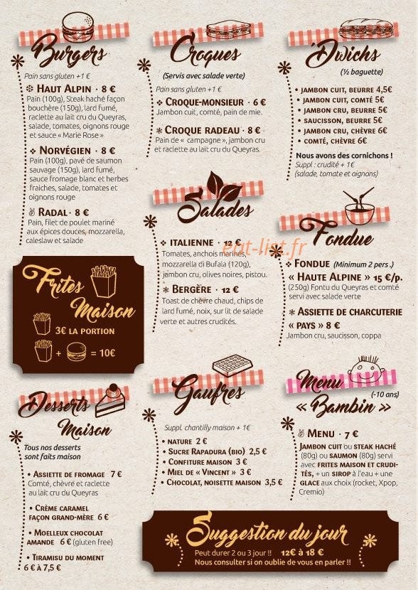 Le Radeau — carte page 1