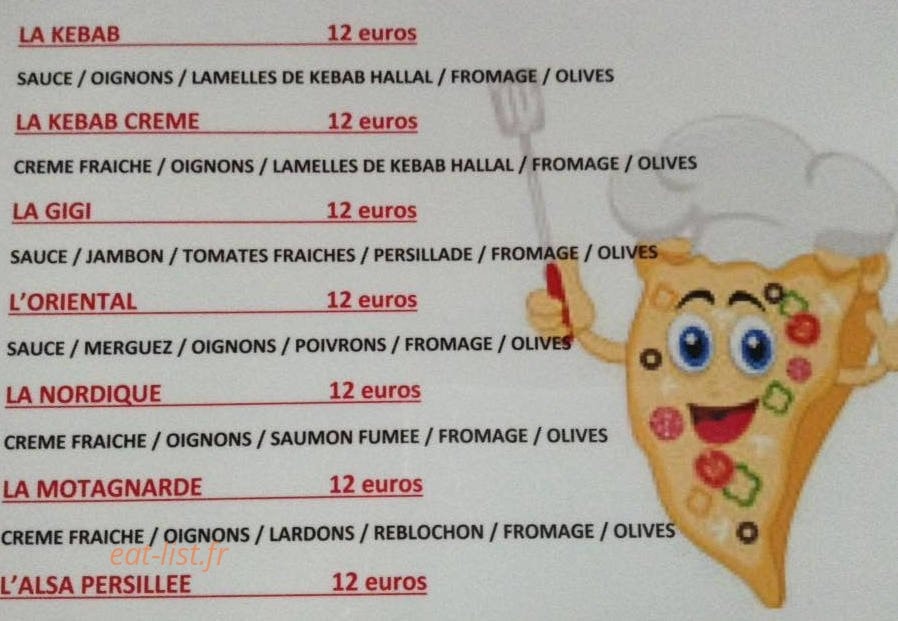 Pizza sonny — carte page 5