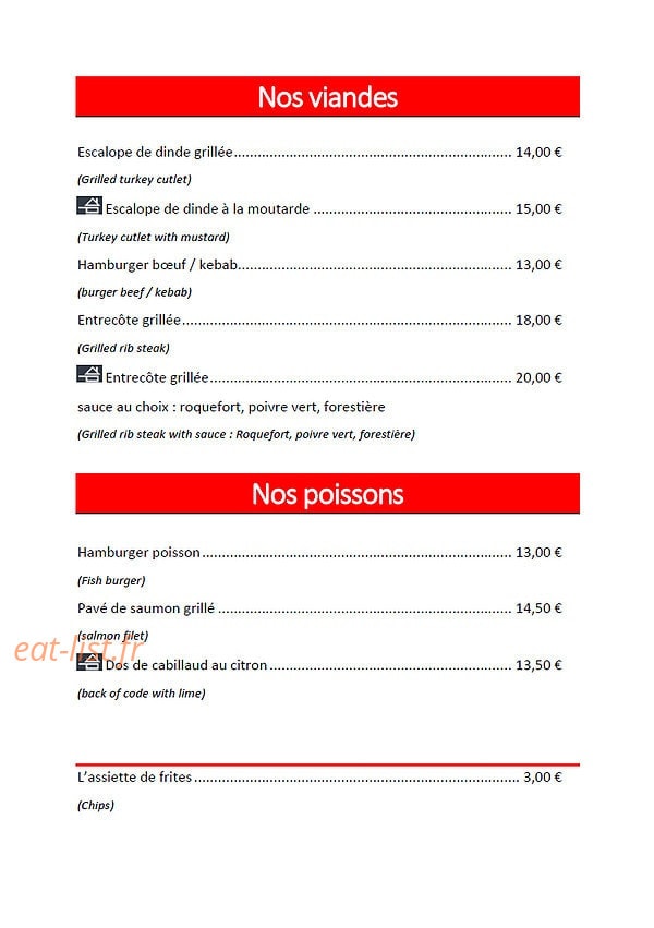 Chez Manu — carte page 3