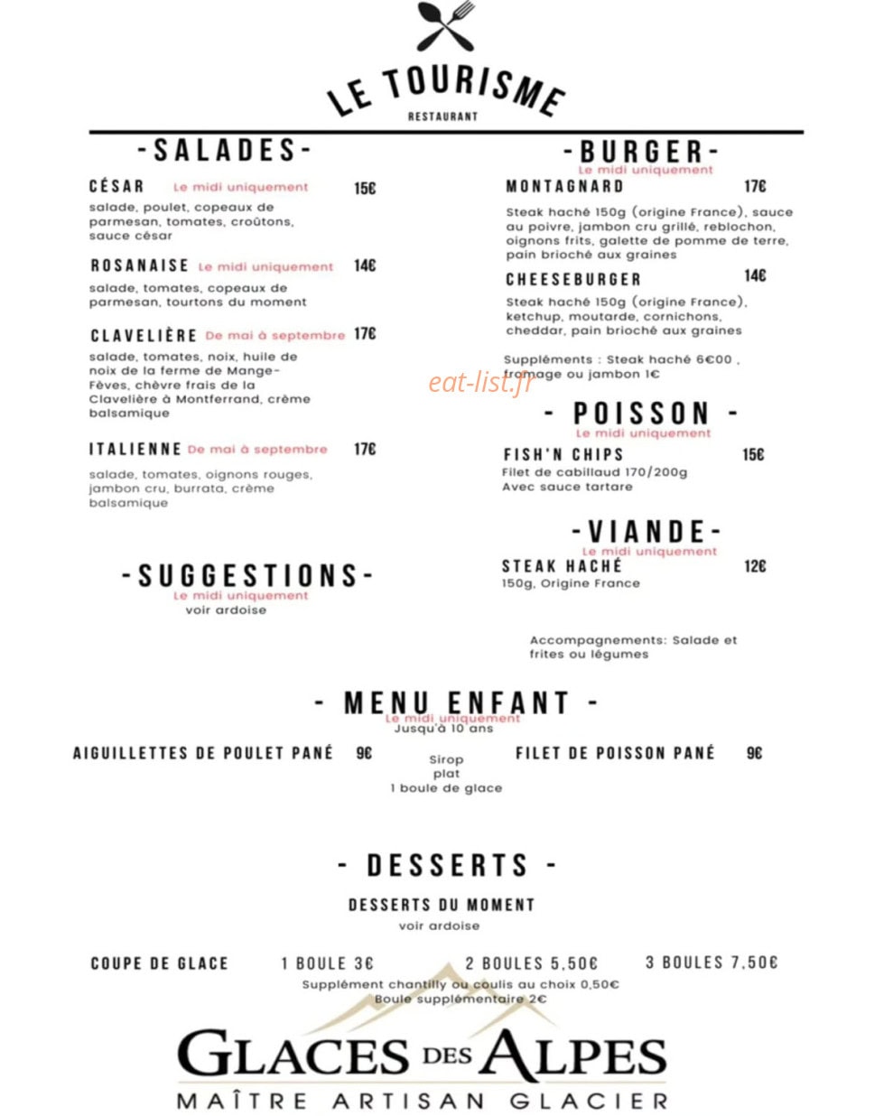 Le Tourisme — carte page 1