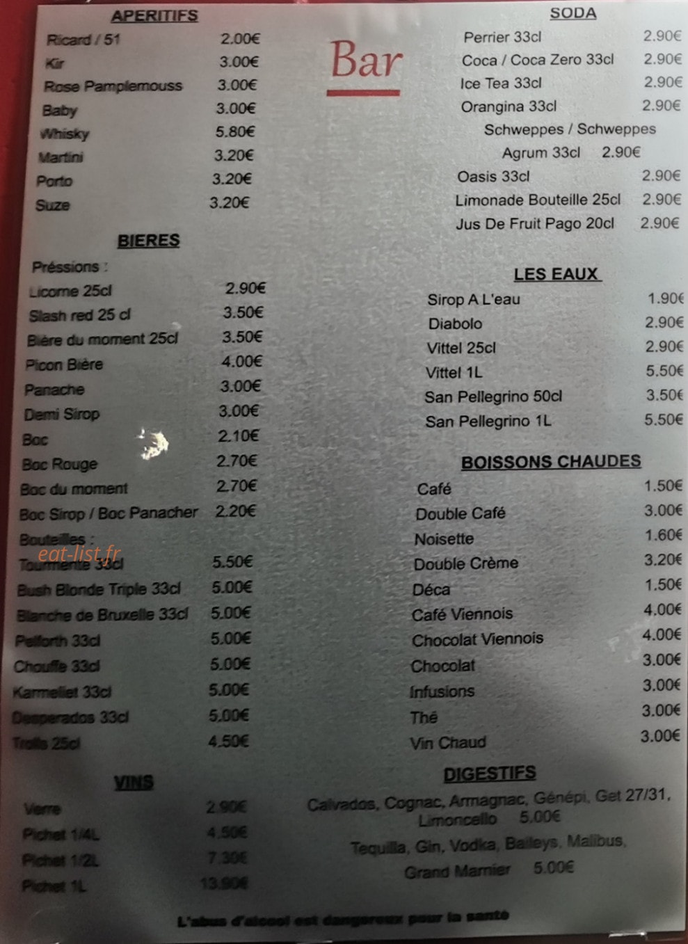 Le Chamois — carte page 3