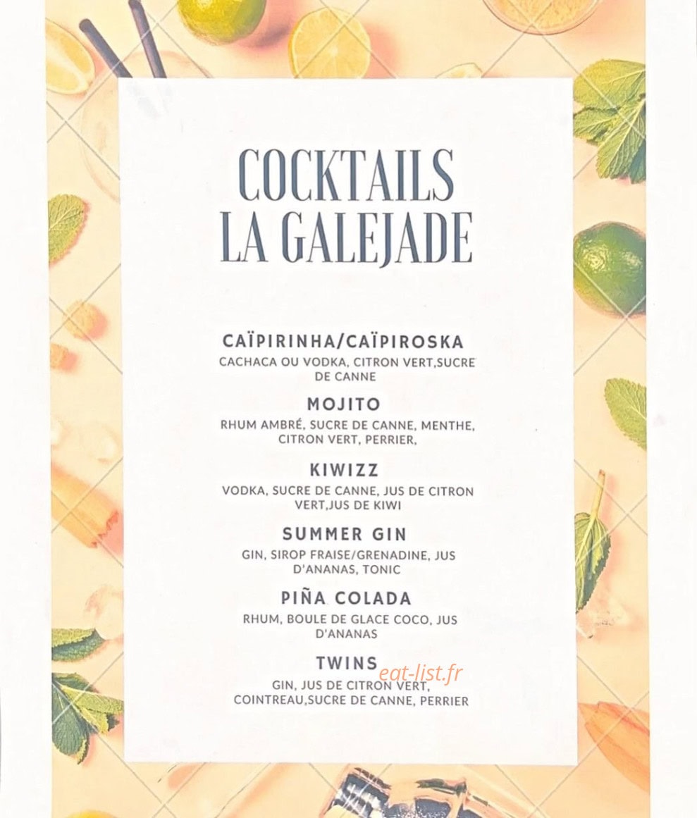 La Galejade — carte page 3