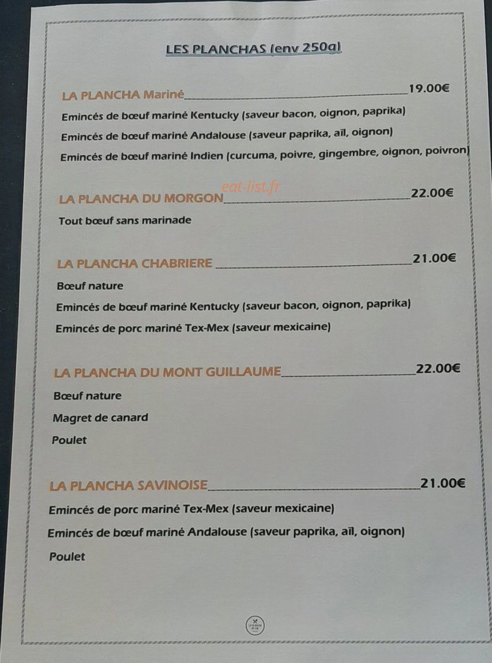La Plancha Du Lac — carte page 1