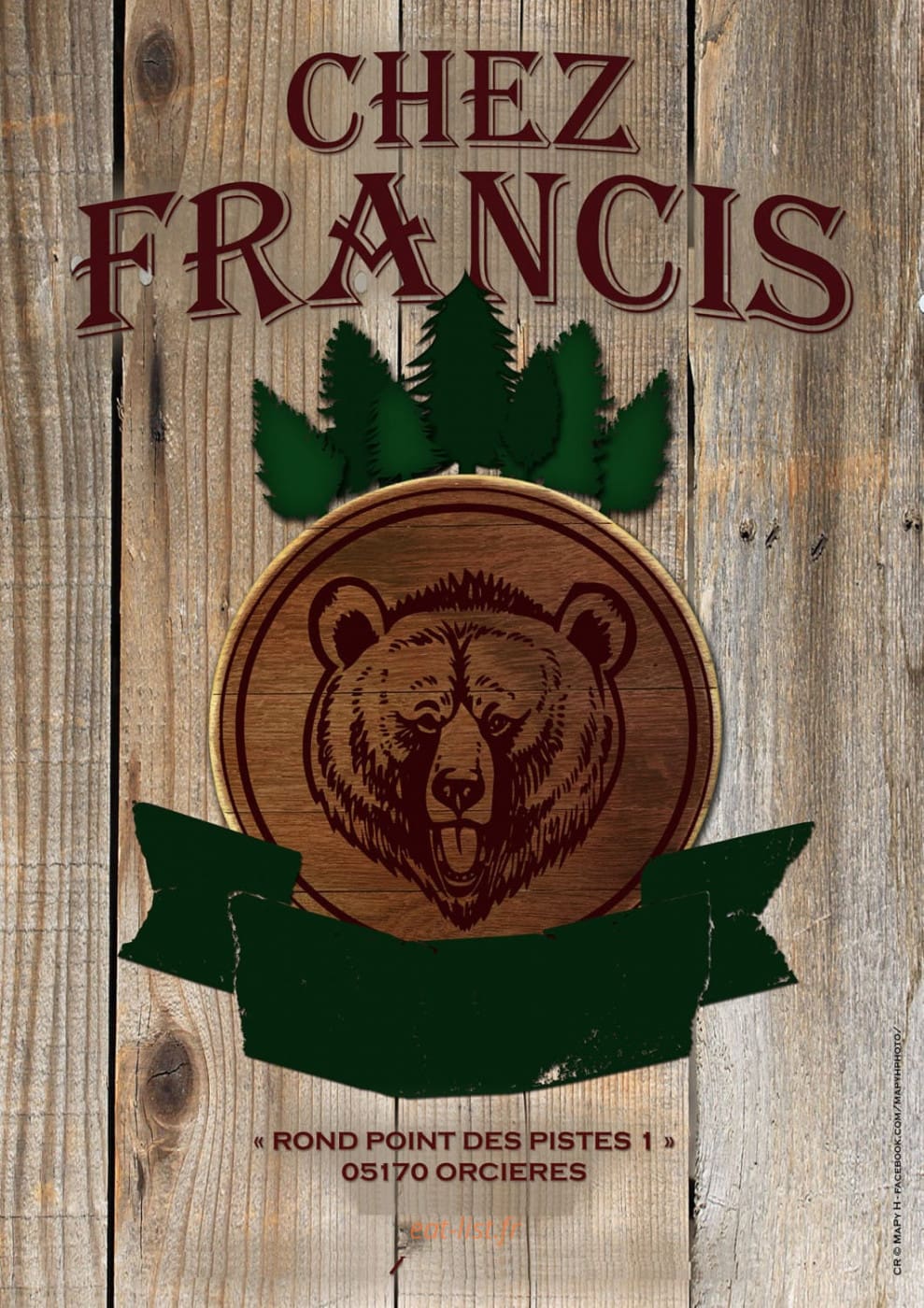 Chez Francis — carte page 1