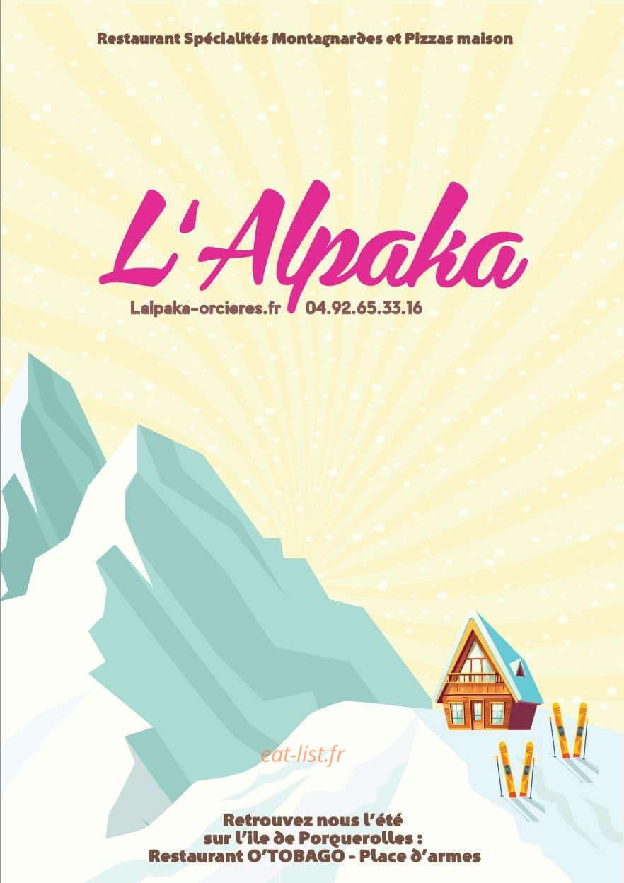 L'alpaka — carte page 1