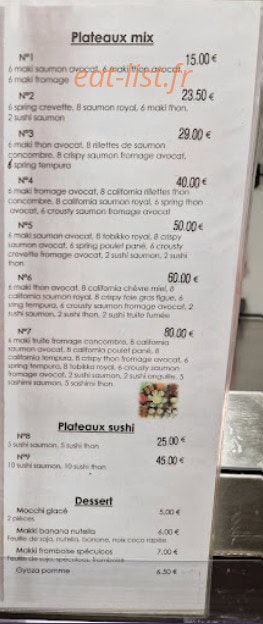 Le tobikko — carte page 3