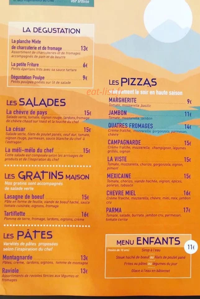 Le Belvédère — carte page 2