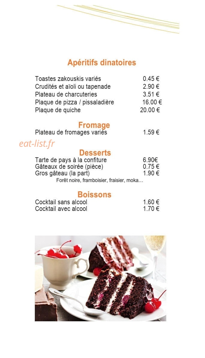 Théus Traiteur — carte page 5