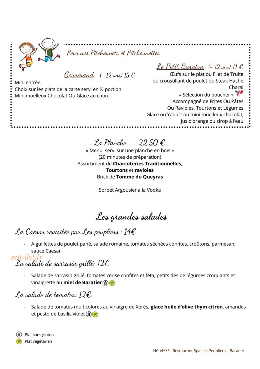 Les Peupliers — carte page 5