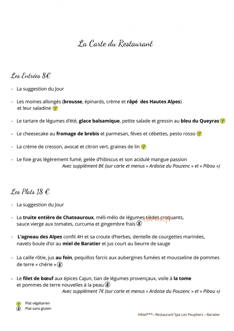 Les Peupliers — carte page 2
