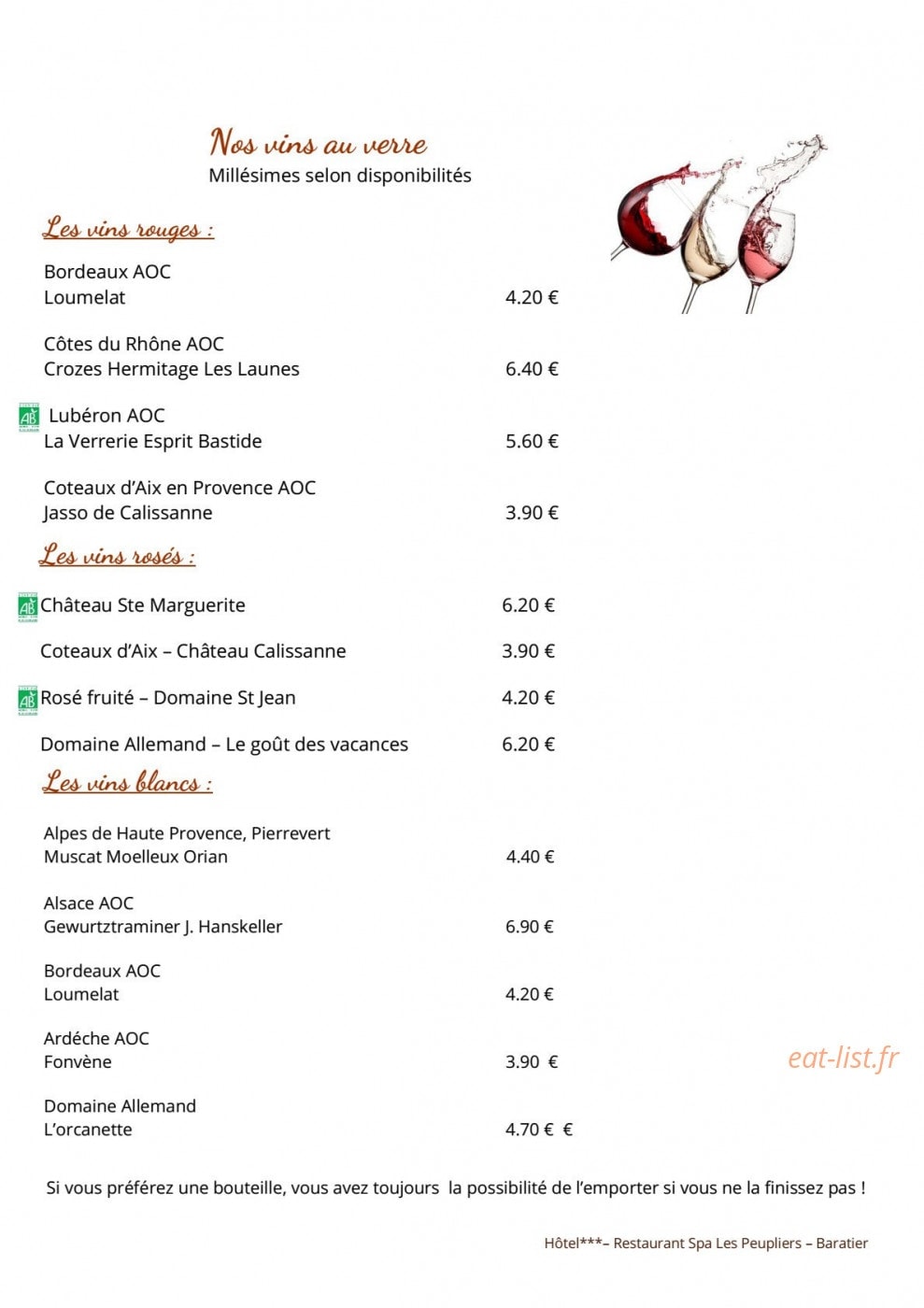 Les Peupliers — carte page 6