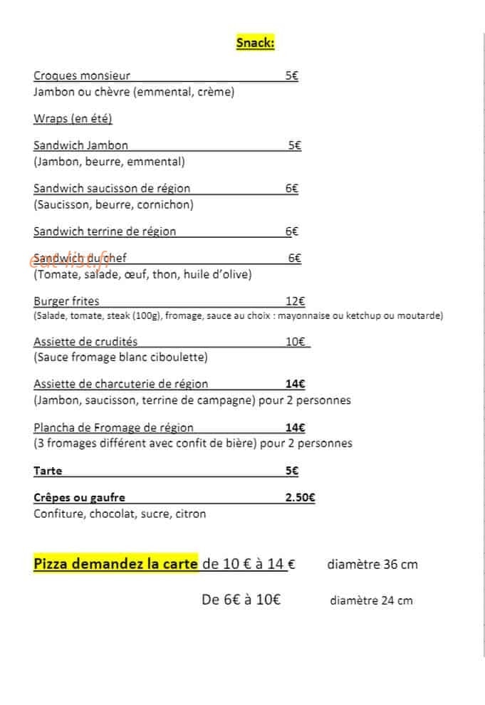 Gîte de la Draye — carte page 4