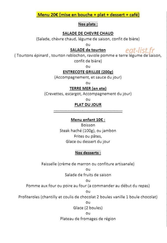 Gîte de la Draye — carte page 1