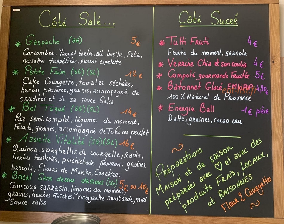 Fleur 2 Courgettes — carte page 1