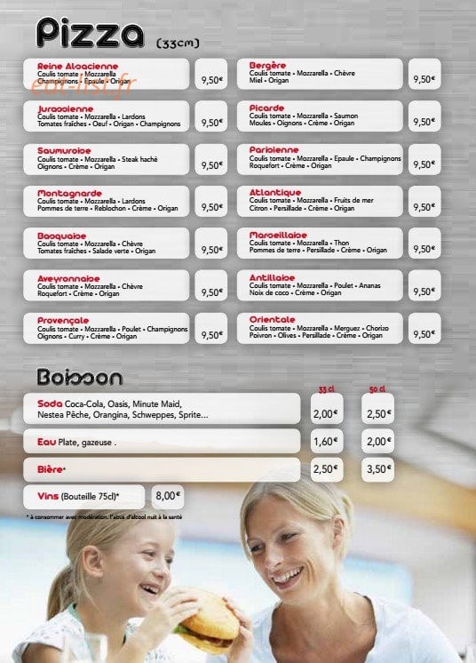 Jack's Burger — carte page 2