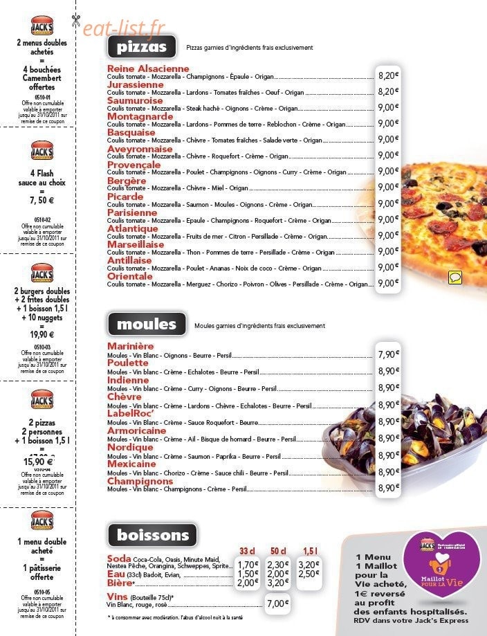 Jack's Express — carte page 3