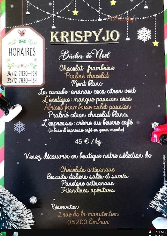 KrispyJo — carte page 1