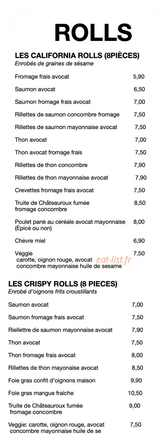 L'Alcôve — carte page 3