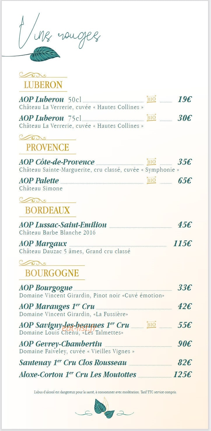 Le Rooftop — carte page 6