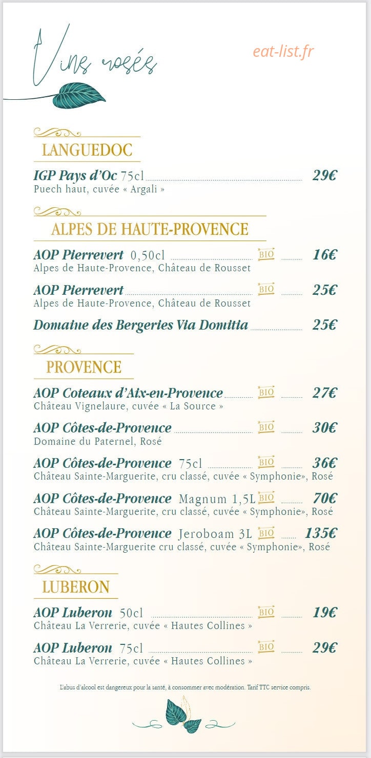 Le Rooftop — carte page 4