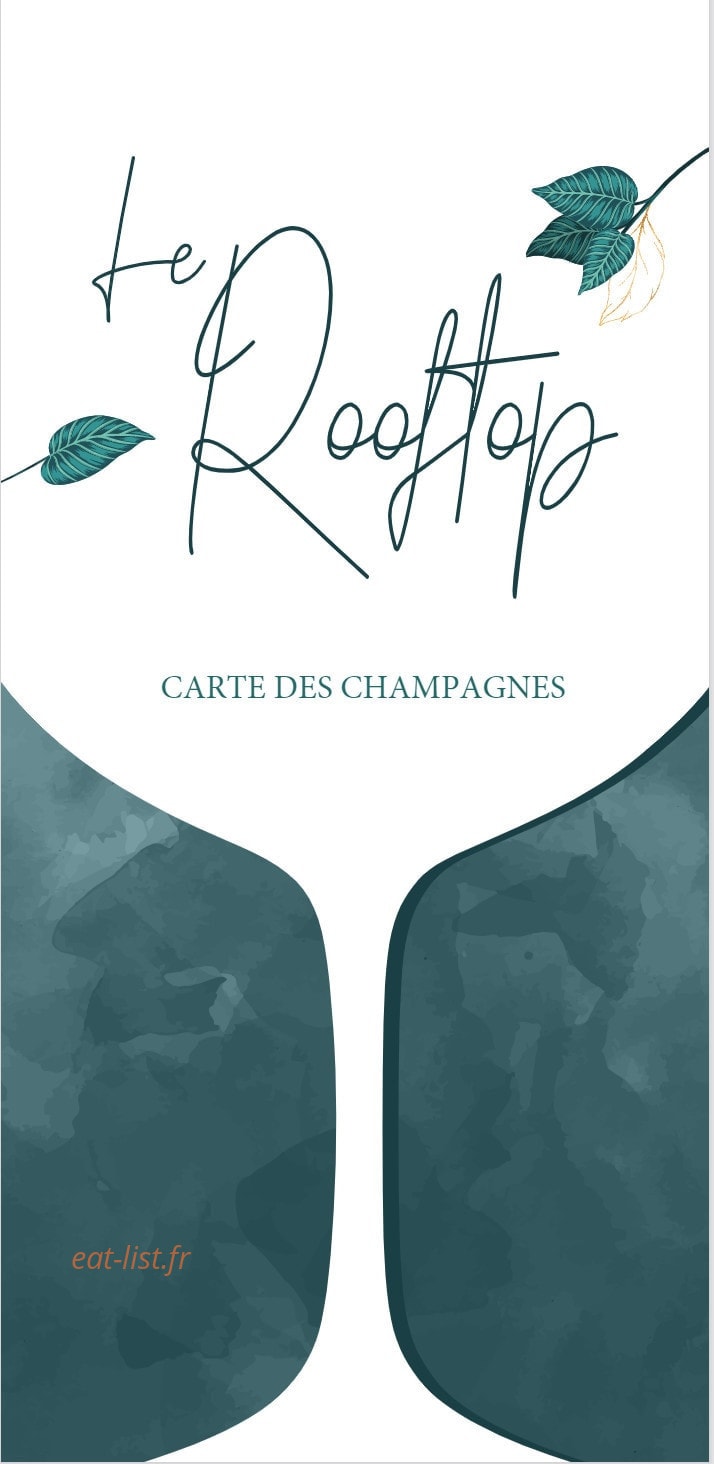 Le Rooftop — carte page 8