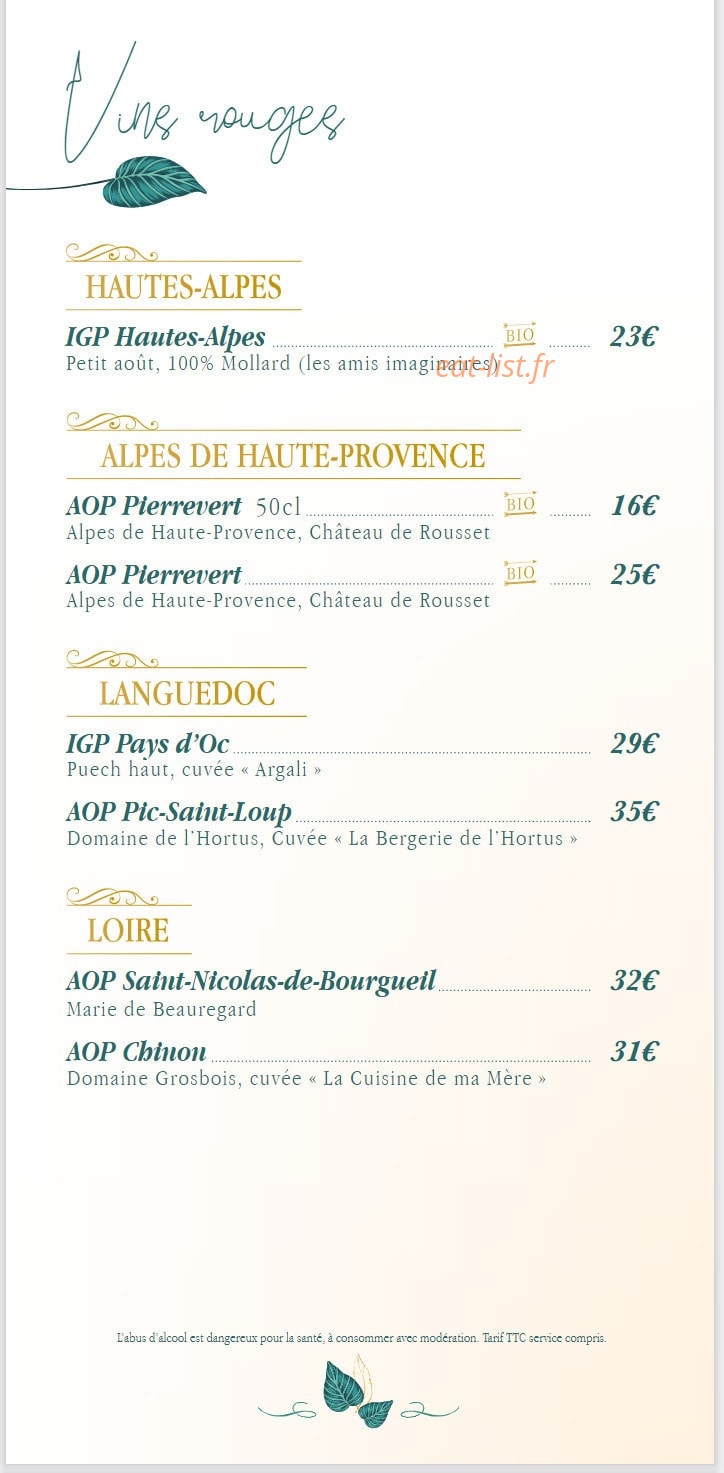 Le Rooftop — carte page 5