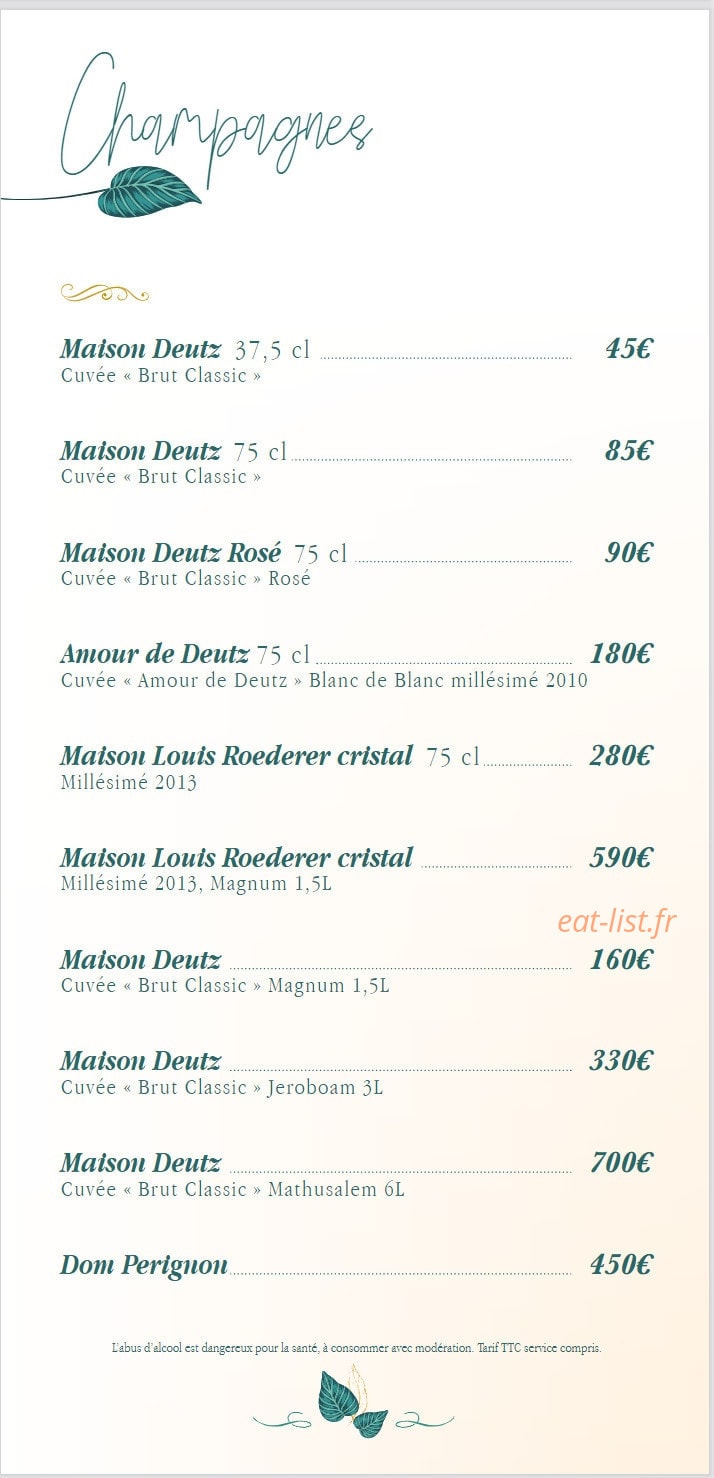 Le Rooftop — carte page 9