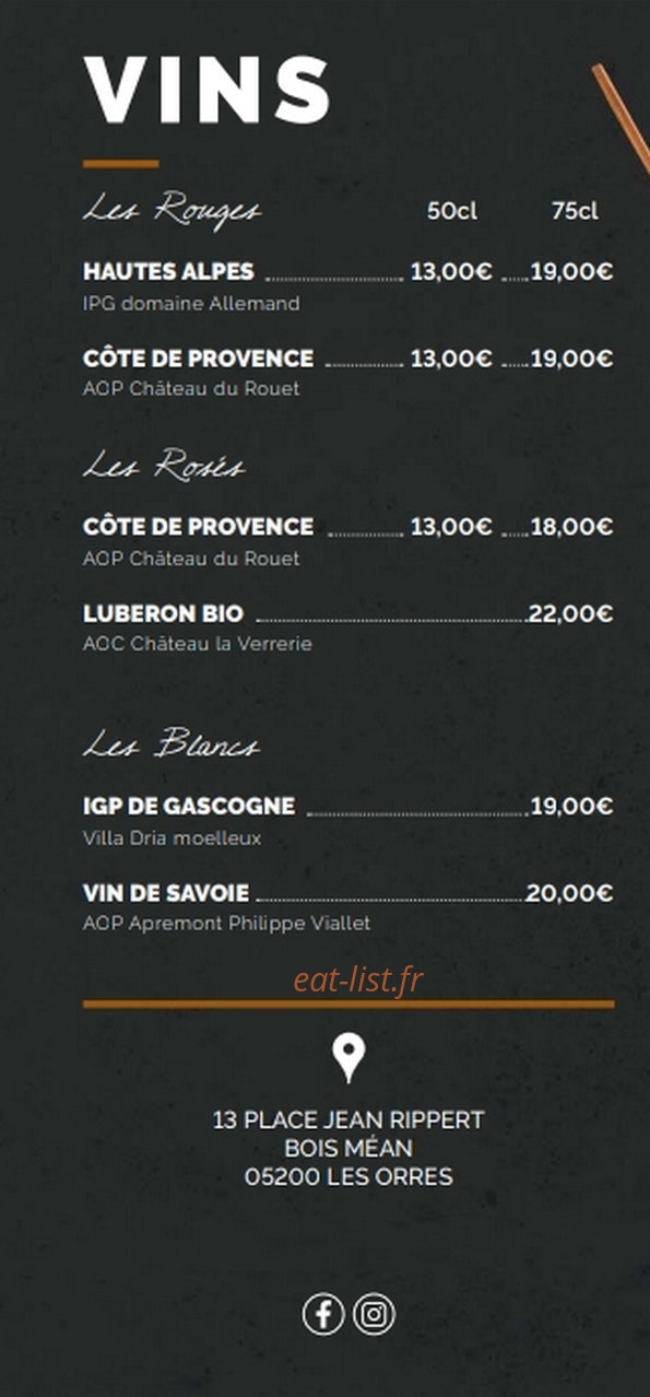 Comme Avant — carte page 13