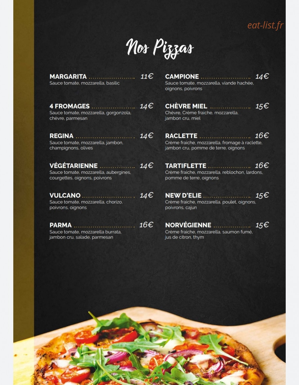 Comme Avant — carte page 5
