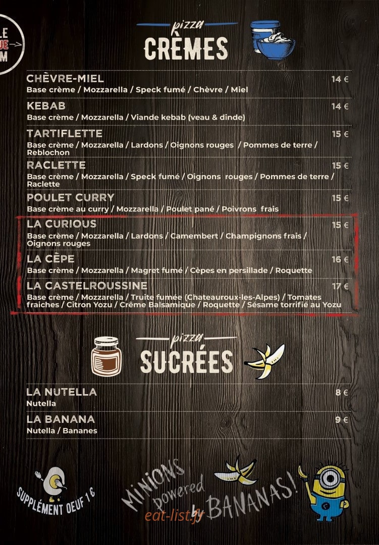Le Curious — carte page 3