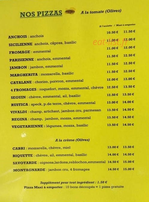 Le Dinos Orres — carte page 1
