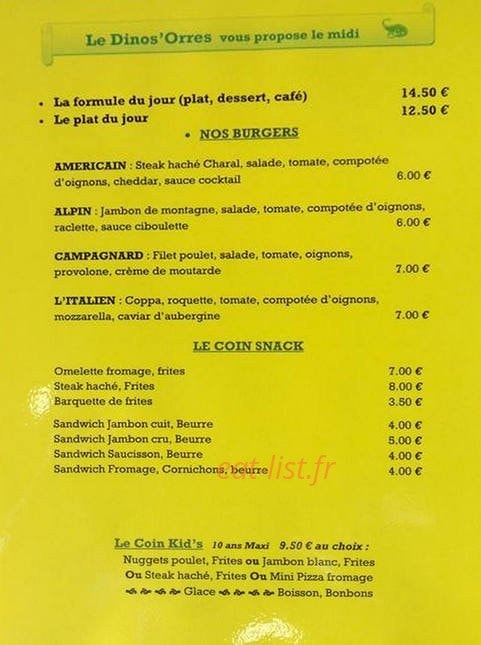 Le Dinos Orres — carte page 2