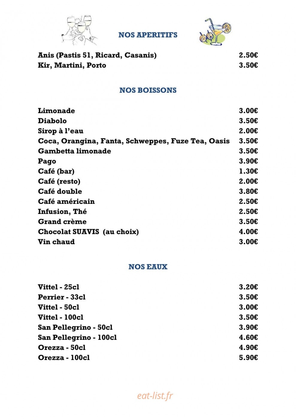 Le Dinos Orres — carte page 7