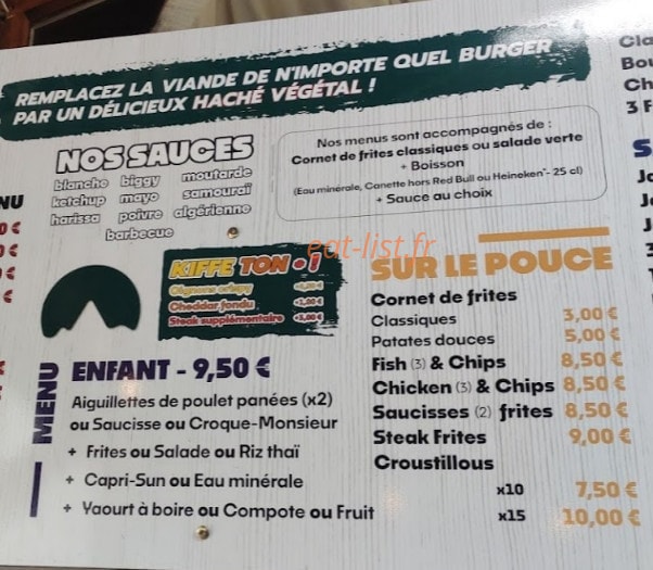 Le Spot — carte page 1