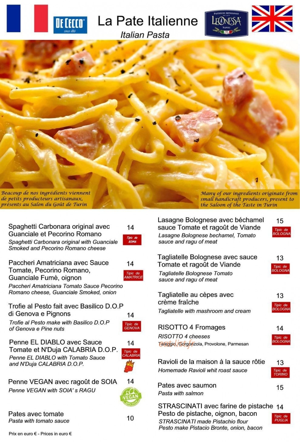 Snow Fever — carte page 1