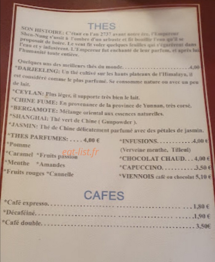 Le Kawa — carte page 2