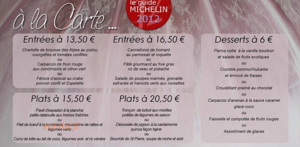 Ax'Hotel — carte page 1