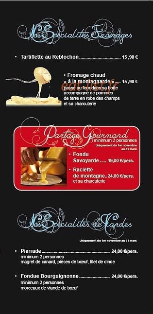 Brasserie Des Alpes — carte page 4