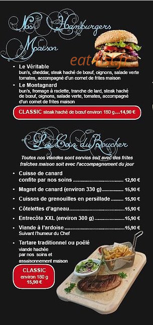 Brasserie Des Alpes — carte page 3