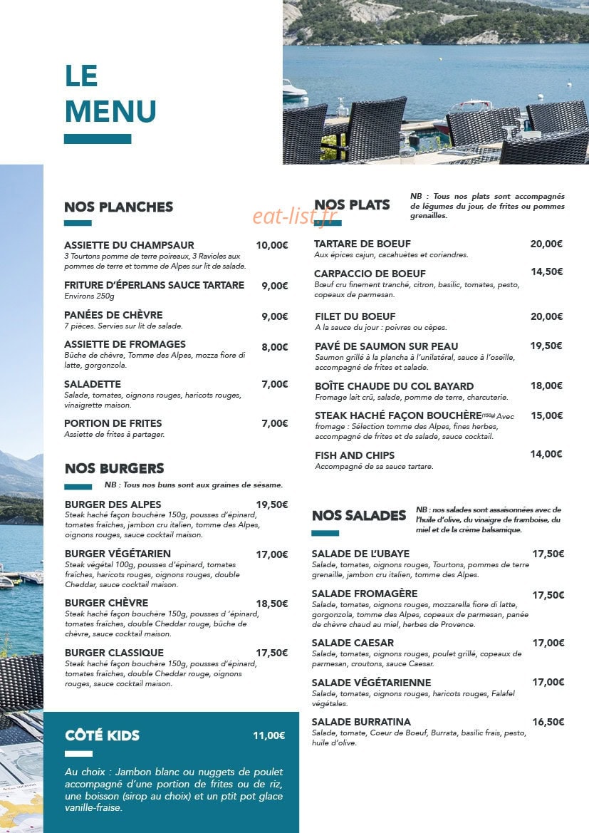 L'Ecrin — carte page 2