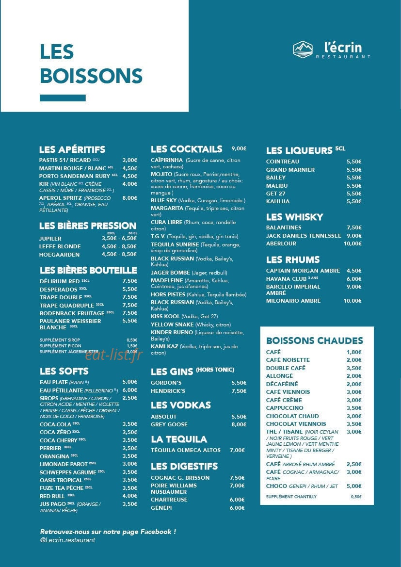 L'Ecrin — carte page 4