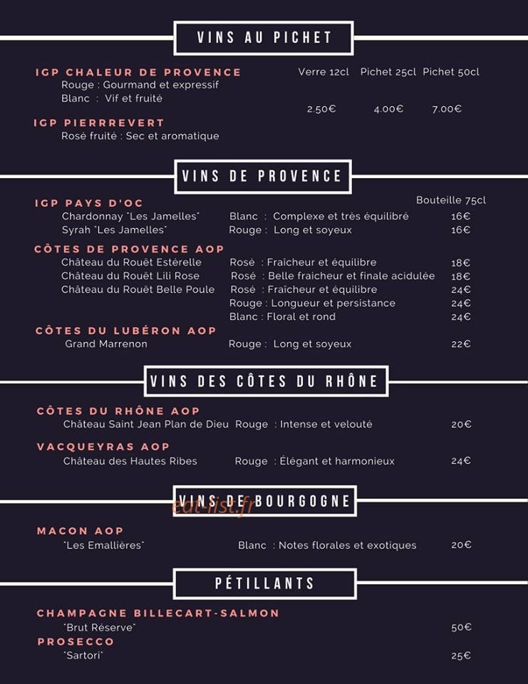 La Fabrik — carte page 3