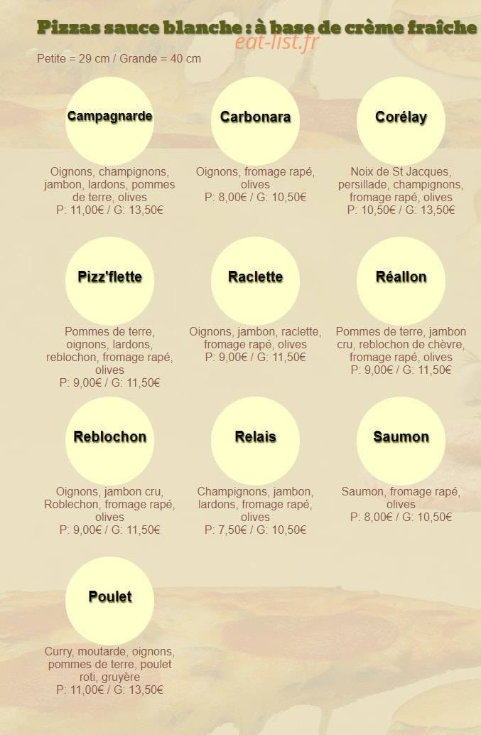 Pizzabel — carte page 2