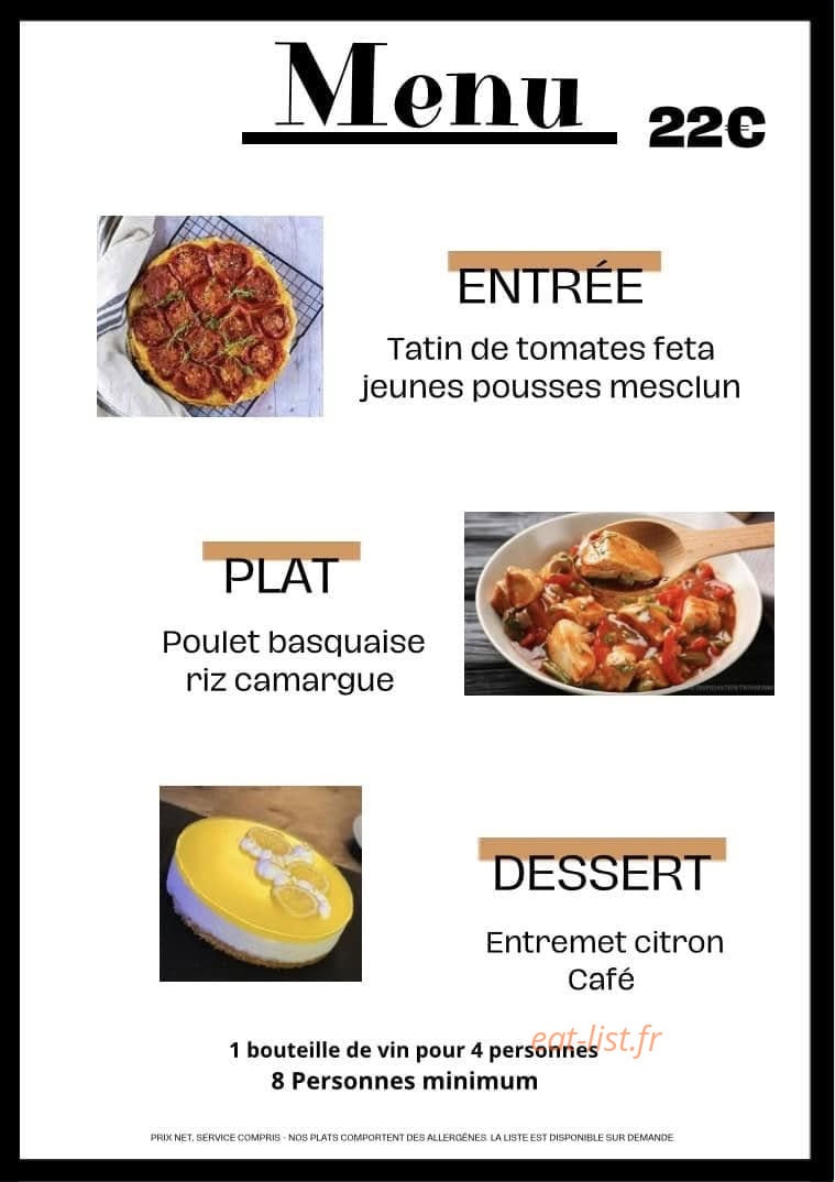 Le Relais du Sapet — carte page 2