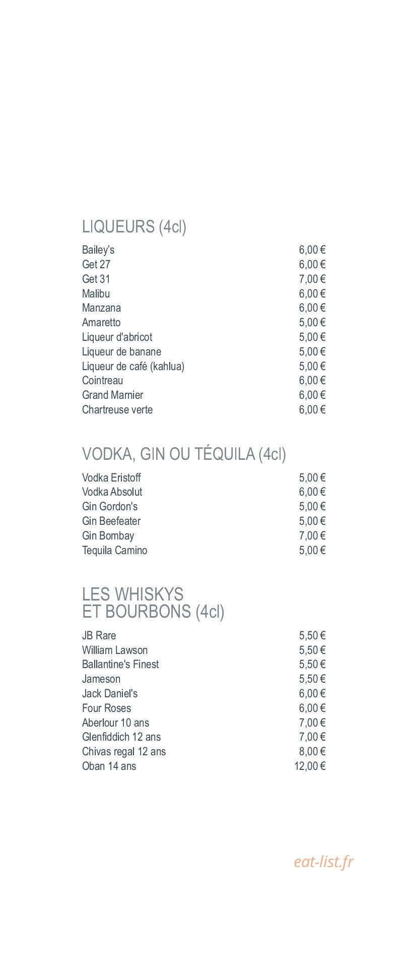 Le Grand Aigle — carte page 5