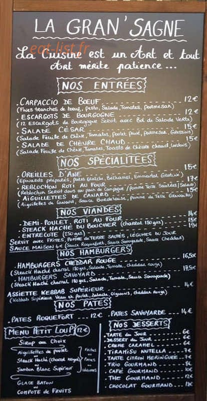 La Gran'sagne — carte page 1