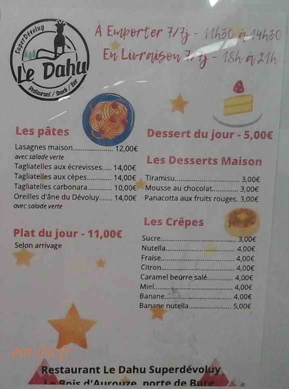 le Dahu — carte page 2